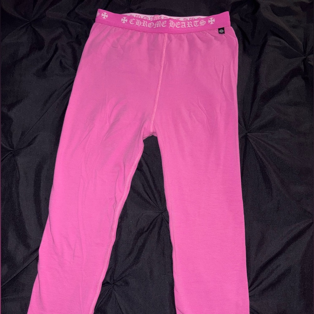 Chrome Hearts Pink Leggings